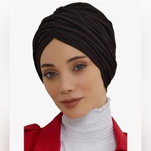 Aisha's Design Instant Turban Plain Cotton Scarf Head Wrap